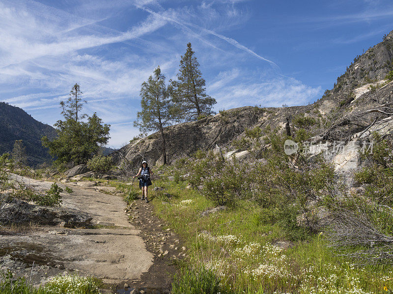 Wapama Falls Trail Hetch Hetchy Yosemite国家公园